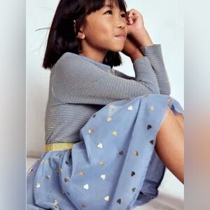 Twirly Tulle Mix Dress
Stormbolt Blue/ Gold Confetti Size 6/7